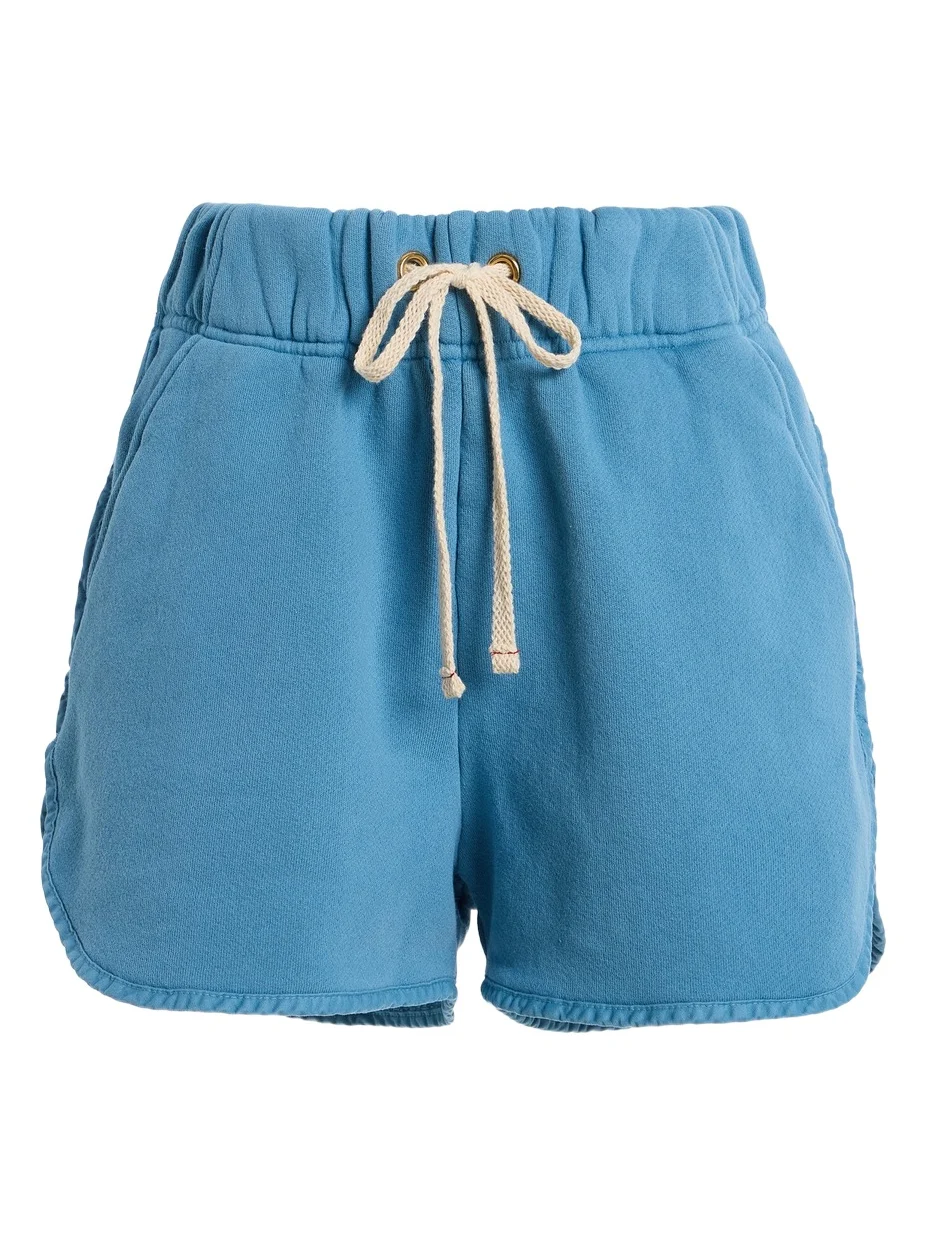 Exclusive Serena Scallop Cotton Mini Shorts Exclusive Serena Scallop Cotton Mini Shorts