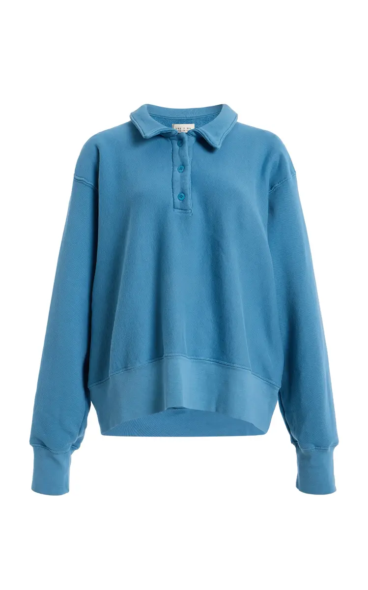 Les Tien Exclusive Cotton Henley Polo Sweatshirt | Thumbnail 11 Les Tien Exclusive Cotton Henley Polo Sweatshirt | Thumbnail 11
