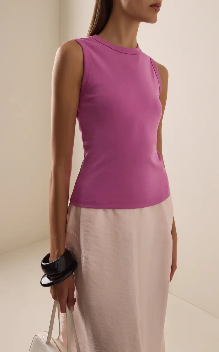 FLORE FLORE Esme Cotton Tank Top | Thumbnail 4