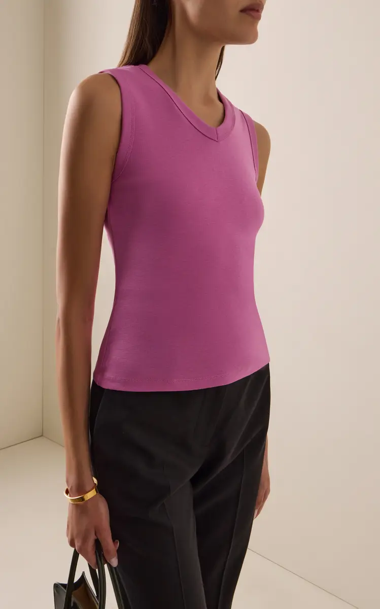 FLORE FLORE Jill Cotton Tank Top | Thumbnail 4 FLORE FLORE Jill Cotton Tank Top | Thumbnail 4
