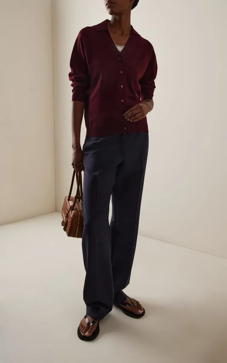 Miu Miu Button-Down Wool Cardigan | Thumbnail 2 Miu Miu Button-Down Wool Cardigan | Thumbnail 2