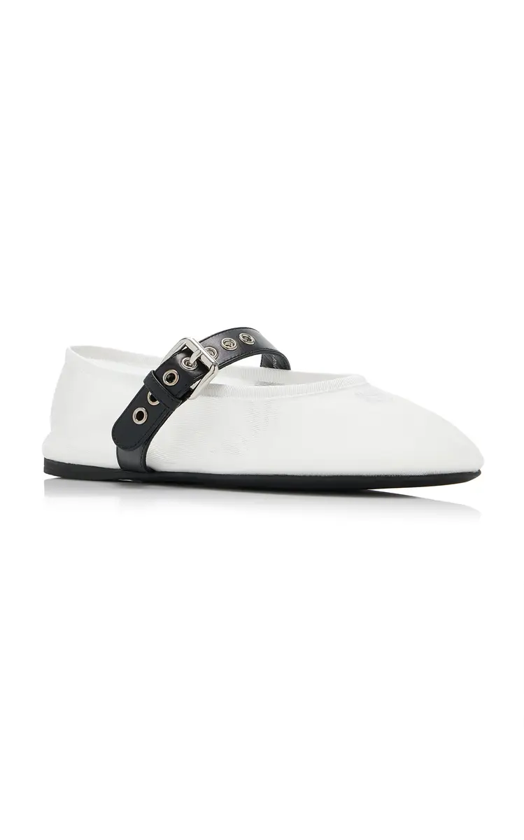 Miu Miu Mesh Ballet Flats | Thumbnail 4 Miu Miu Mesh Ballet Flats | Thumbnail 4