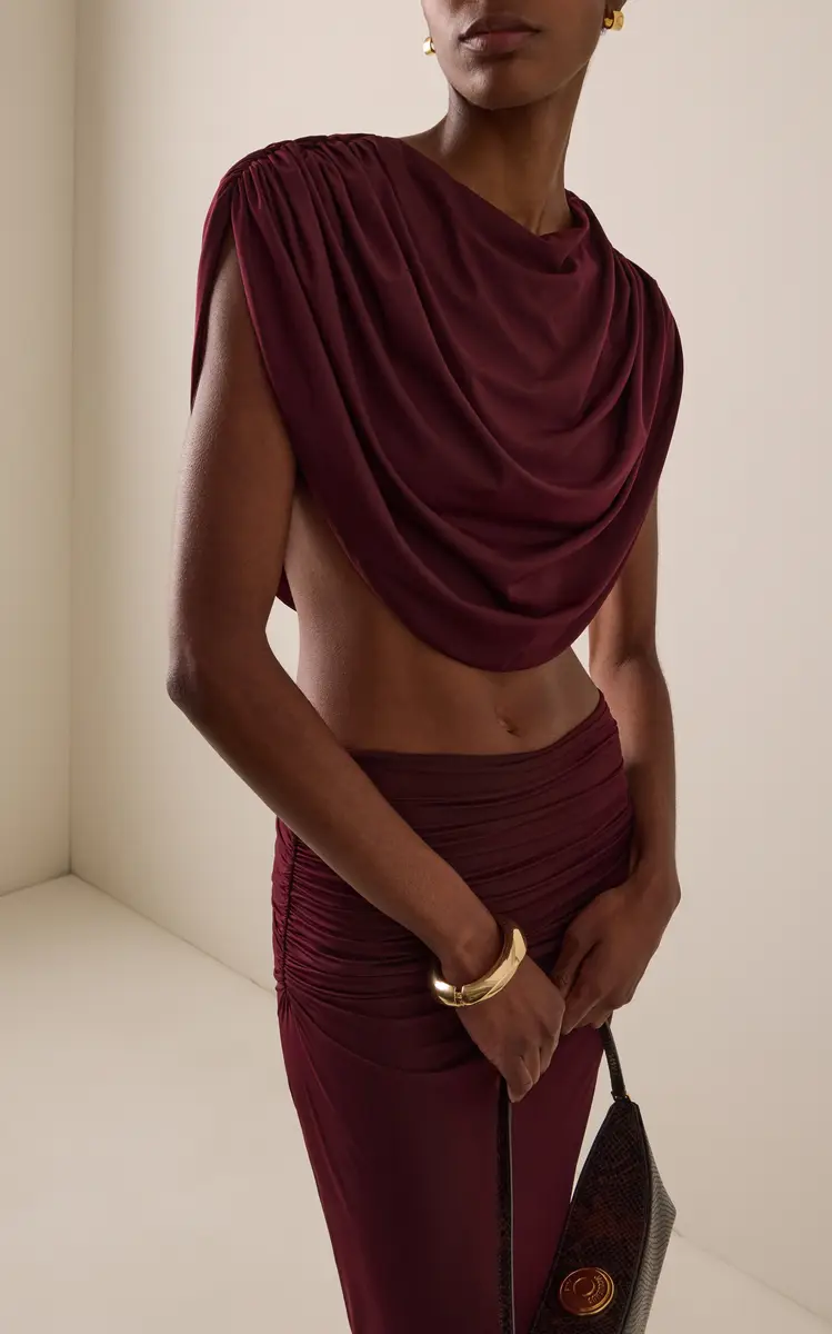 Maygel Coronel Exclusive Almara Ruched Jersey Skirt Set | Thumbnail 3 Maygel Coronel Exclusive Almara Ruched Jersey Skirt Set | Thumbnail 3