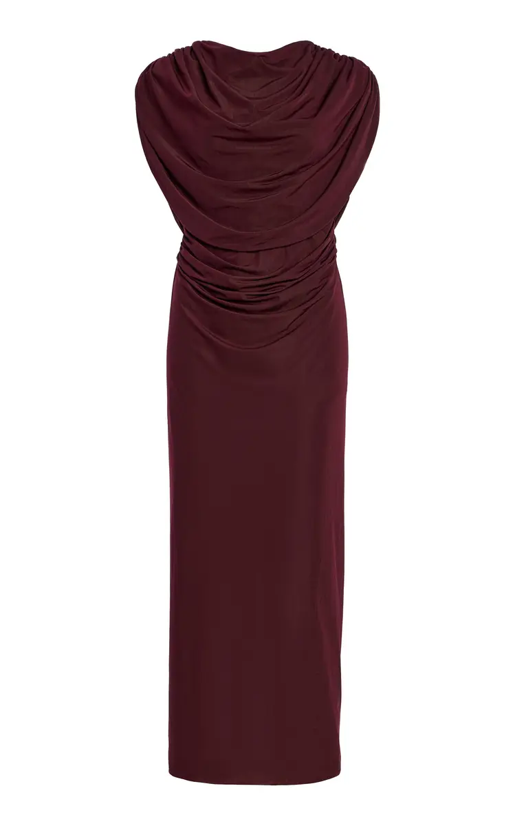 Maygel Coronel Exclusive Almara Ruched Jersey Skirt Set | Image 1 Maygel Coronel Exclusive Almara Ruched Jersey Skirt Set | Image 1