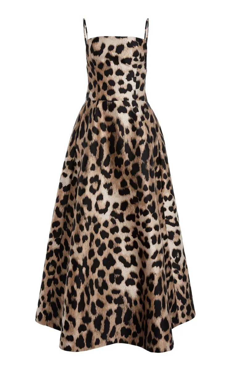 Givenchy Sliced Leopard Midi Dress | Thumbnail 3 Givenchy Sliced Leopard Midi Dress | Thumbnail 3