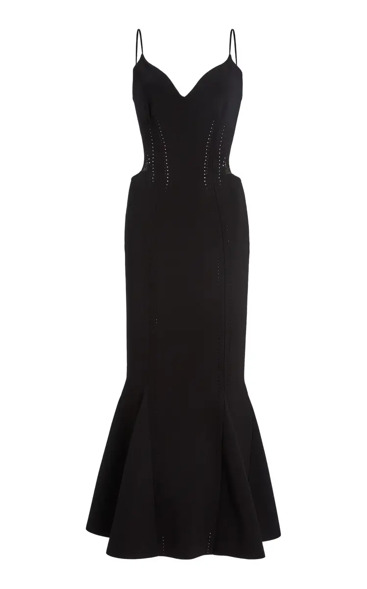 Givenchy Knitted Ruffled Midi Dress | Thumbnail 3 Givenchy Knitted Ruffled Midi Dress | Thumbnail 3