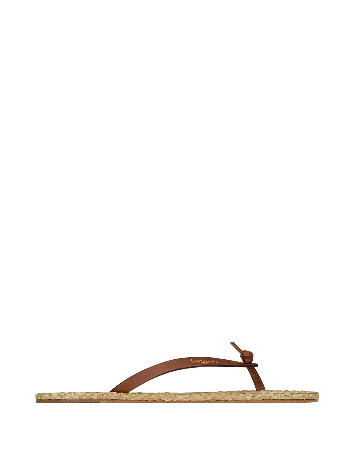 Leather and Raffia Flip Flops Leather and Raffia Flip Flops