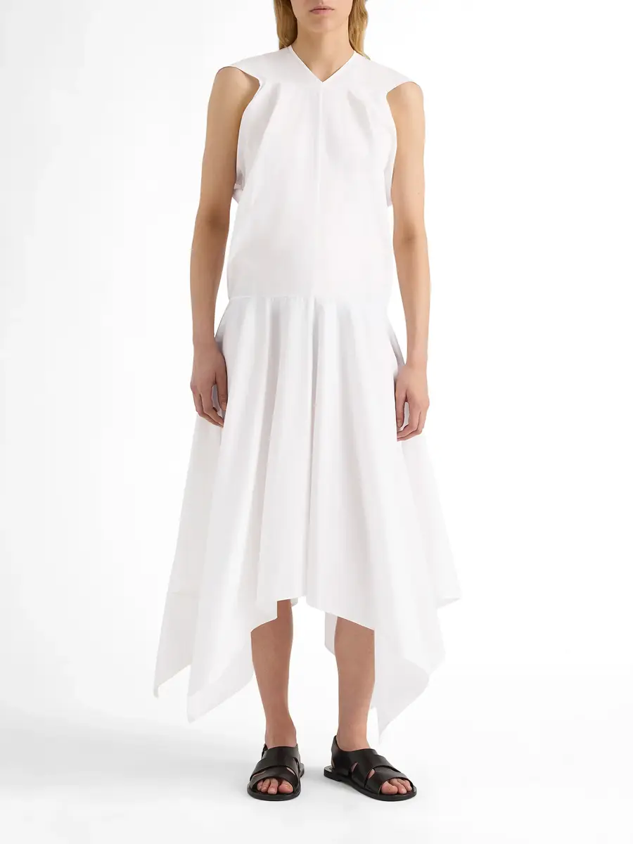 Proenza Schouler Sybella Classic Cotton Shirting Midi Dress | Thumbnail 2