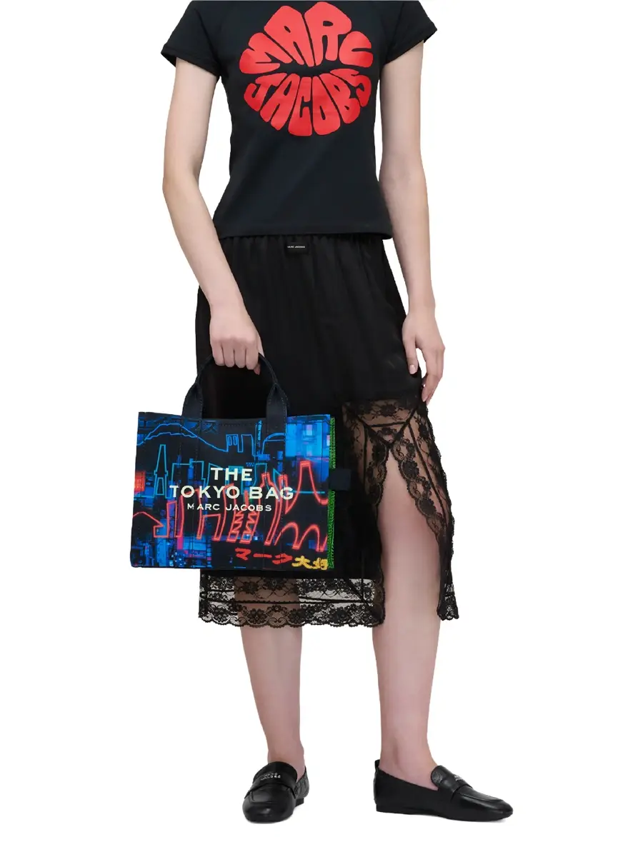 Marc Jacobs Women's The City Medium Printed Tote Bag | Thumbnail 3 Marc Jacobs Women's The City Medium Printed Tote Bag | Thumbnail 3