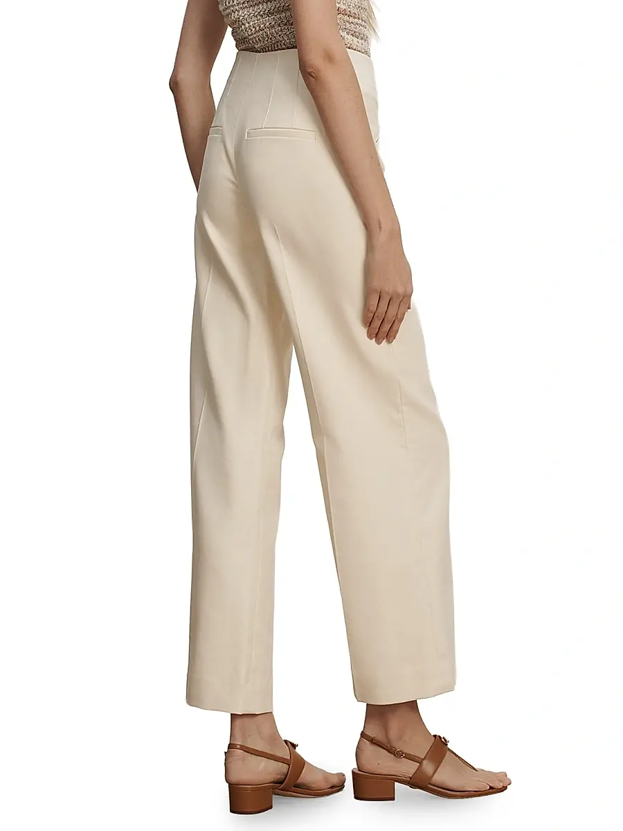 Veronica Beard Women's Cassidee Cotton-Blend Wide-Leg Pants | Thumbnail 5 Veronica Beard Women's Cassidee Cotton-Blend Wide-Leg Pants | Thumbnail 5