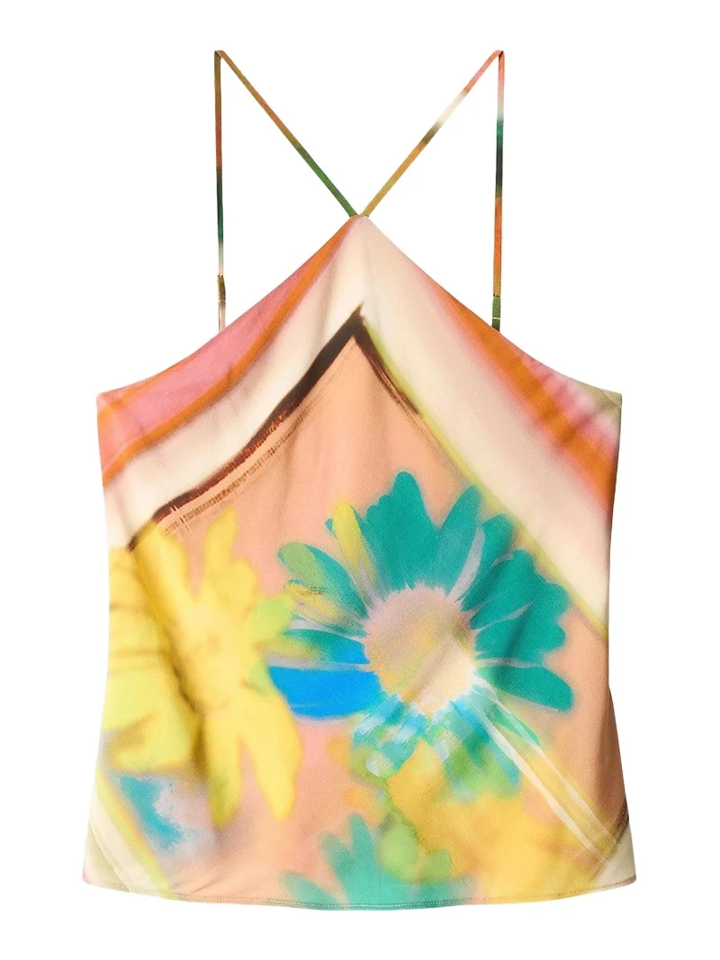 Women's Cubism Halterneck Top Women's Cubism Halterneck Top