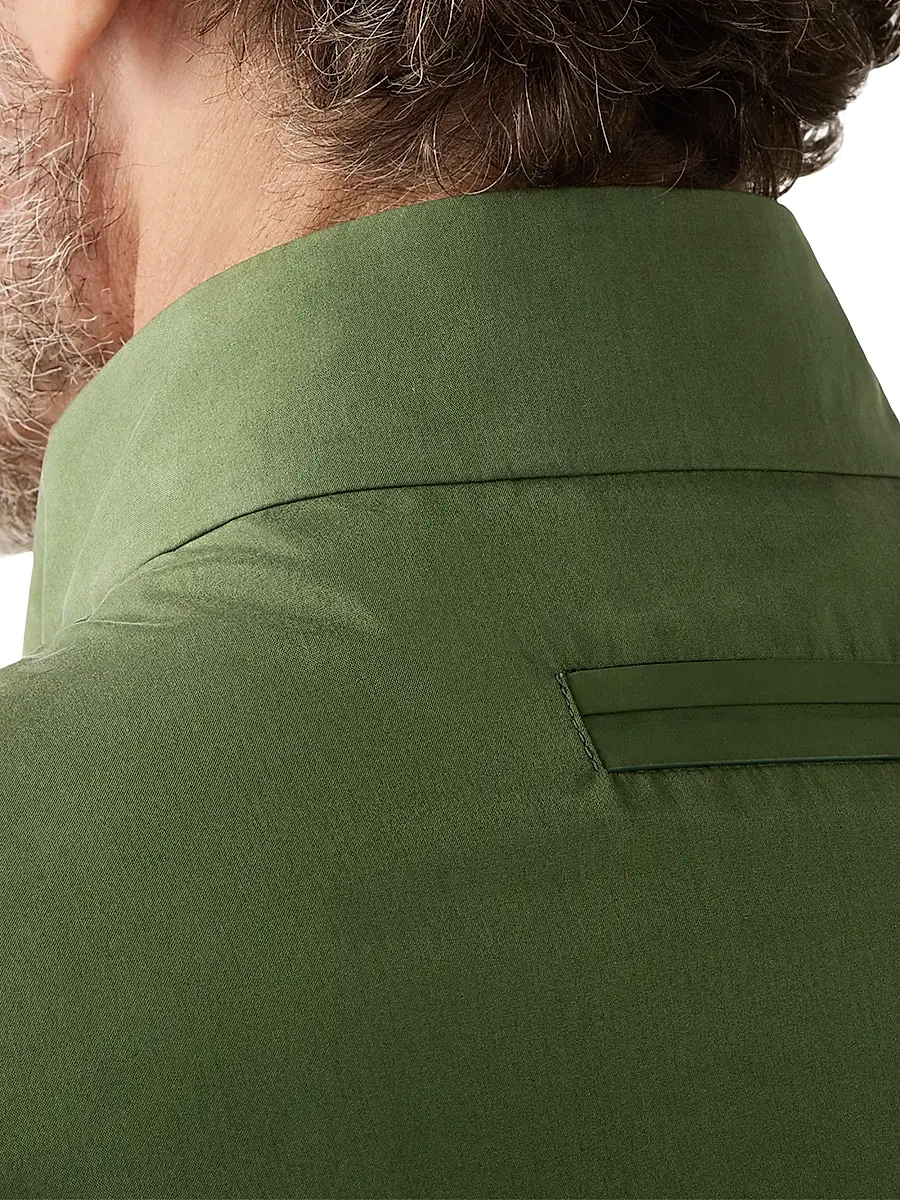 Zegna Men's Silk Blouson Jacket | Thumbnail 4 Zegna Men's Silk Blouson Jacket | Thumbnail 4