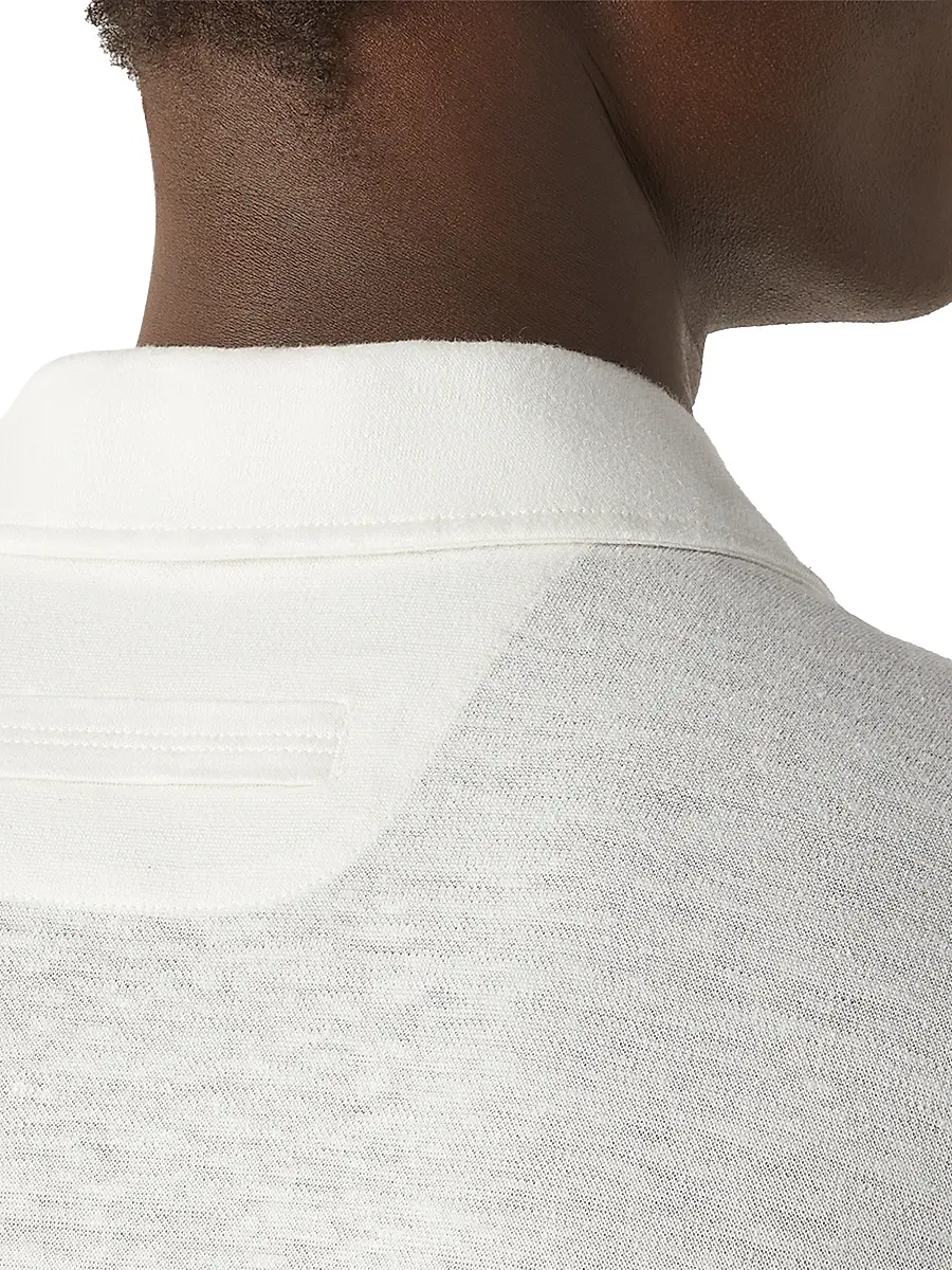 Zegna Men's Oasi Lino Polo Shirt | Thumbnail 4 Zegna Men's Oasi Lino Polo Shirt | Thumbnail 4