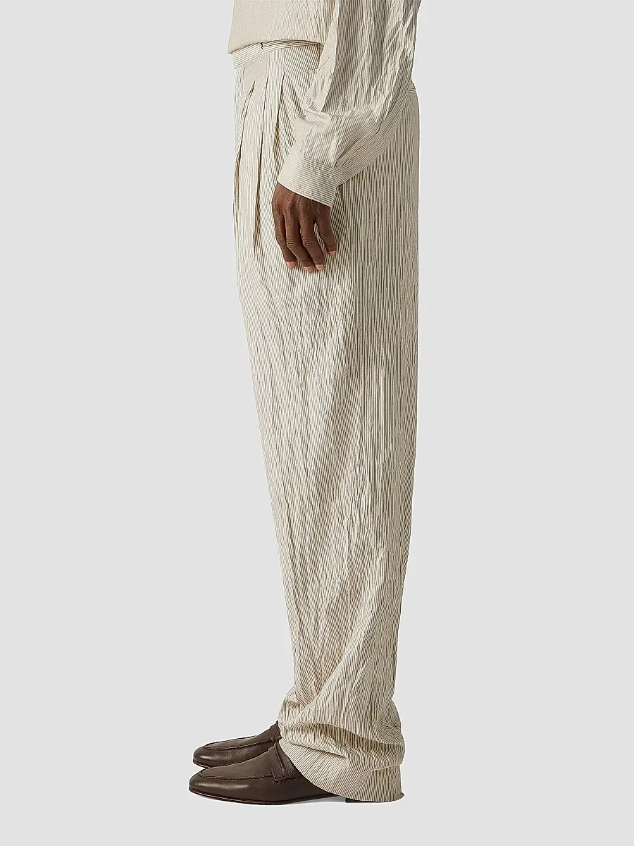 Zegna Men's Silk Pants | Thumbnail 4 Zegna Men's Silk Pants | Thumbnail 4