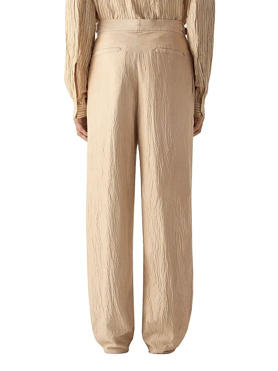 Zegna Men's Silk Pants | Thumbnail 4 Zegna Men's Silk Pants | Thumbnail 4