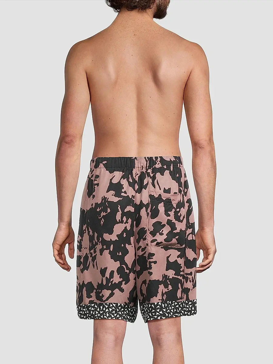 Dries Van Noten Men's Two-Tone Abstract Print Swim Shorts | Thumbnail 5 Dries Van Noten Men's Two-Tone Abstract Print Swim Shorts | Thumbnail 5