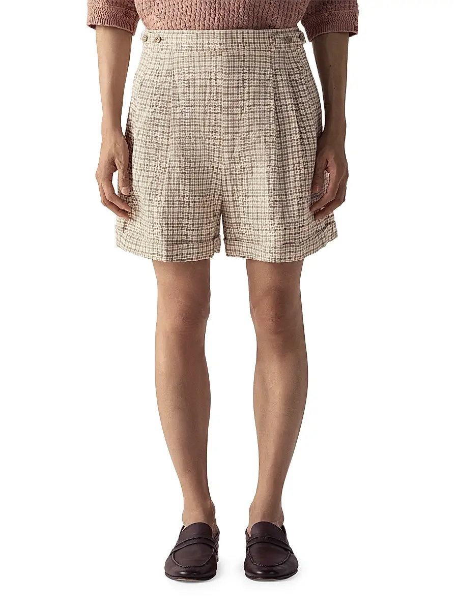 Zegna Men's Silk Shorts | Thumbnail 2 Zegna Men's Silk Shorts | Thumbnail 2
