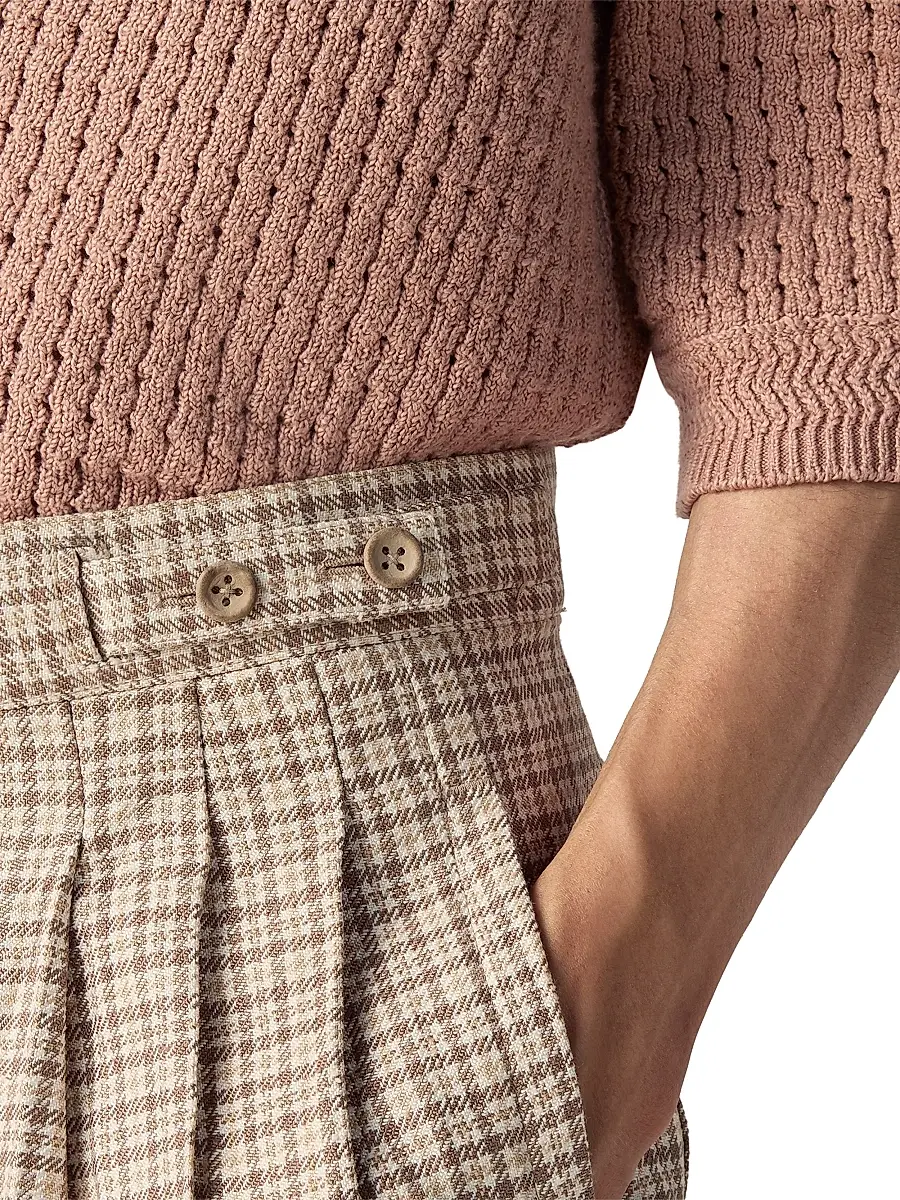 Zegna Men's Silk Shorts | Thumbnail 5 Zegna Men's Silk Shorts | Thumbnail 5