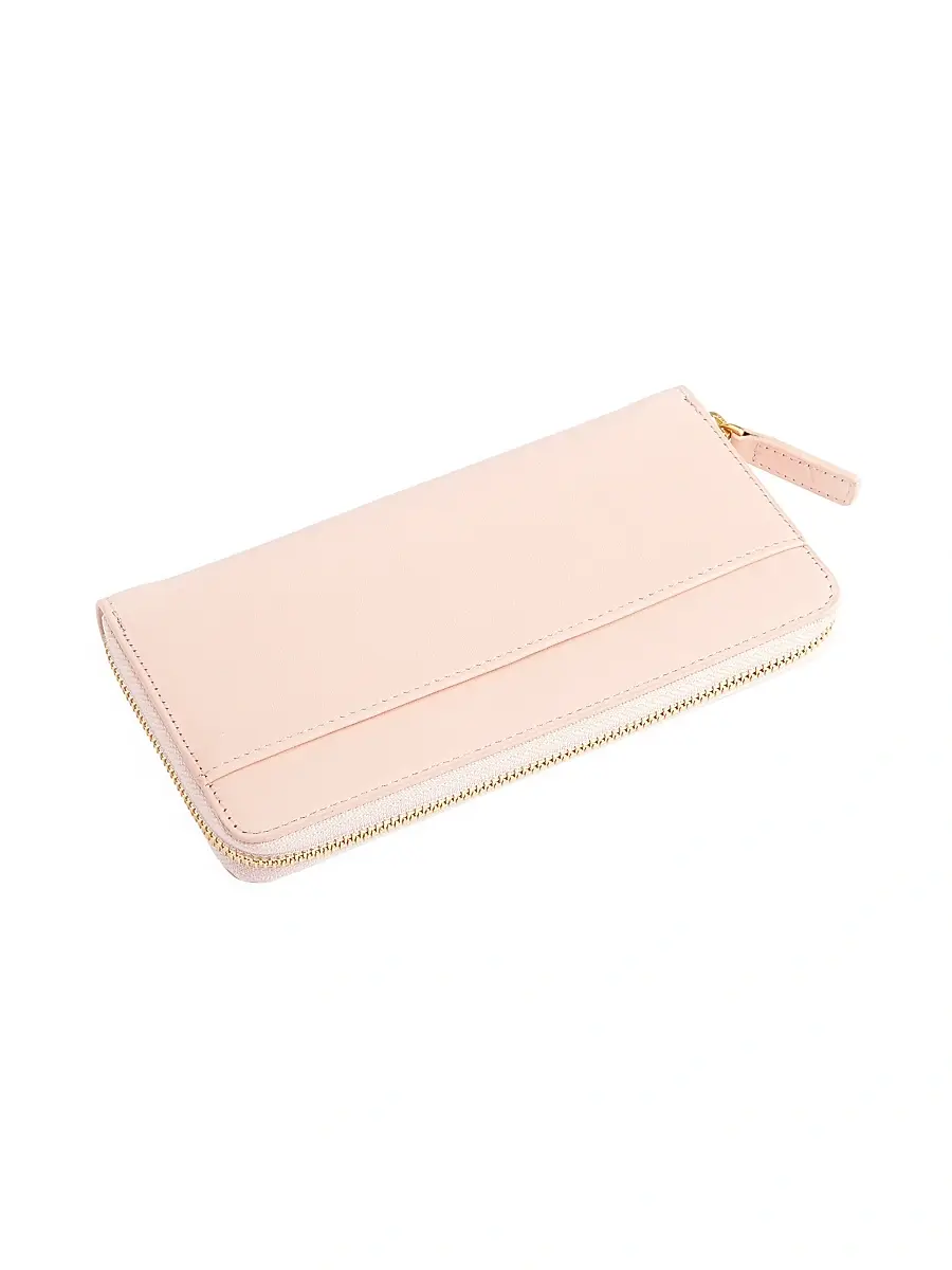 Royce New York Women's RFID-Blocking Zip-Around Leather Wallet | Thumbnail 3 Royce New York Women's RFID-Blocking Zip-Around Leather Wallet | Thumbnail 3