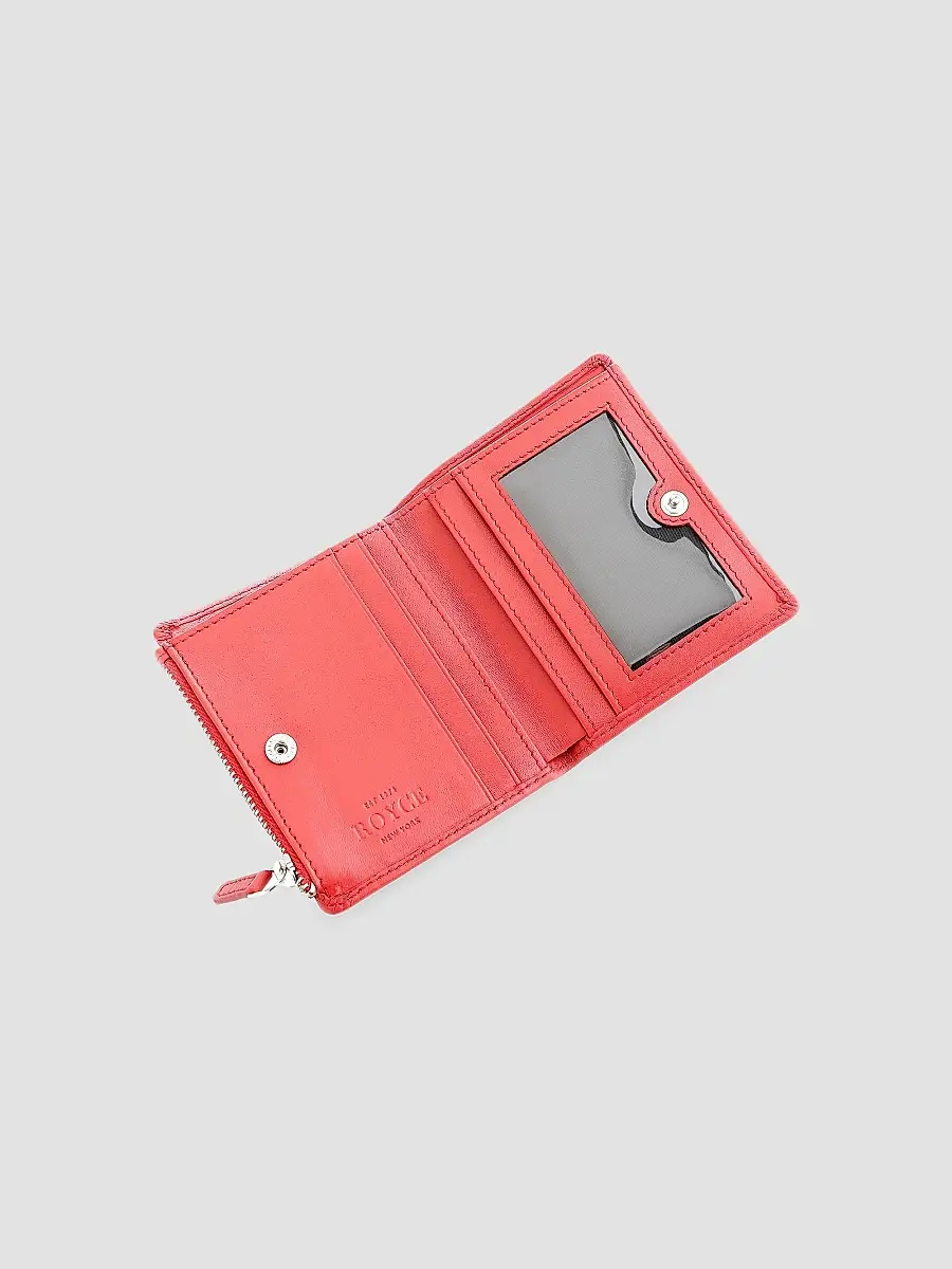 Royce New York Women's Compact Leather Wallet | Thumbnail 4 Royce New York Women's Compact Leather Wallet | Thumbnail 4