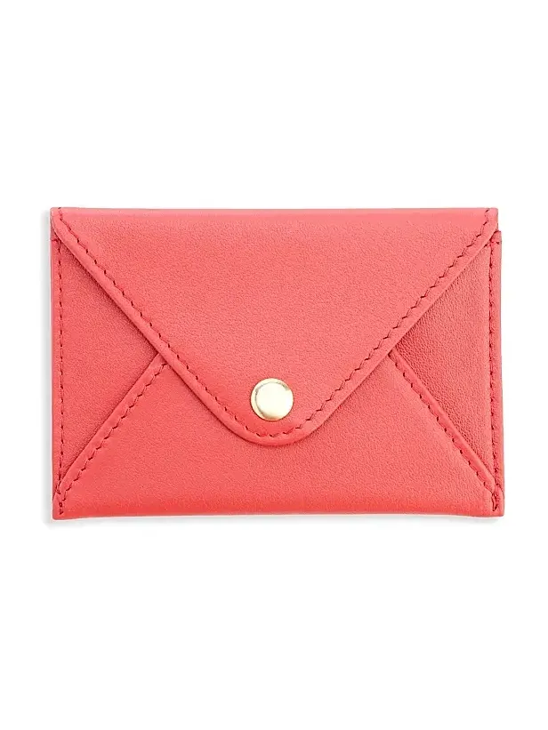 Royce New York Men's Leather Envelope Style Business Card Holder