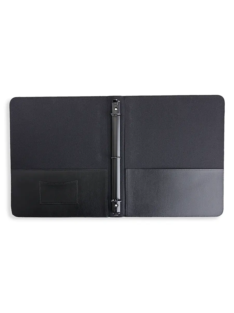 Royce New York One-Inch Leather Ring Binder | Thumbnail 2 Royce New York One-Inch Leather Ring Binder | Thumbnail 2