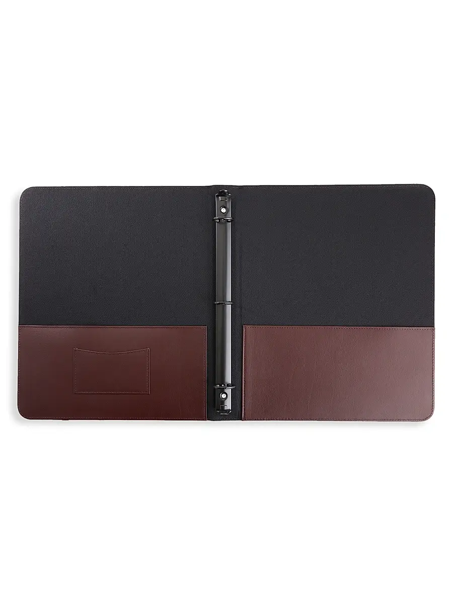 Royce New York One-Inch Leather Ring Binder | Thumbnail 4 Royce New York One-Inch Leather Ring Binder | Thumbnail 4