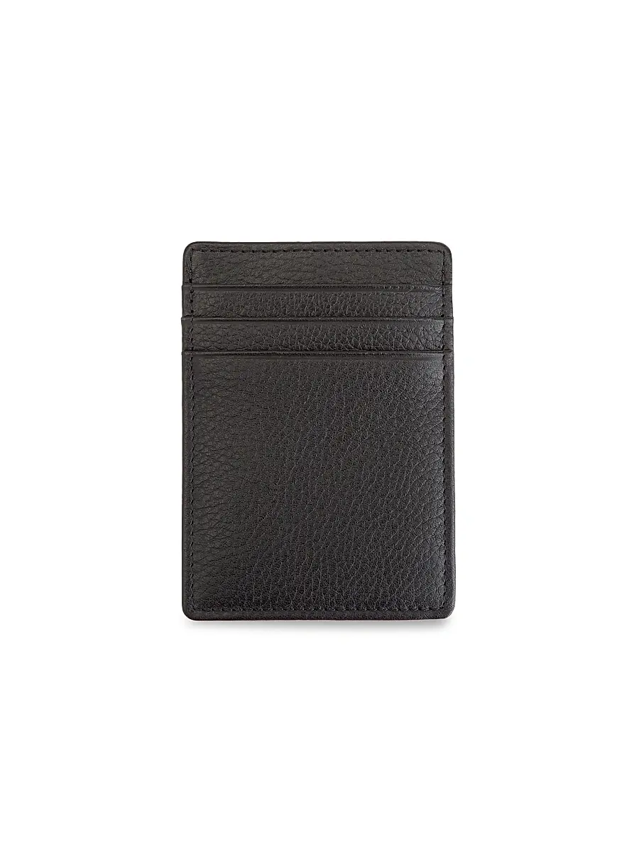 Royce New York Men's Leather Magnetic Money Clip Wallet | Thumbnail 2