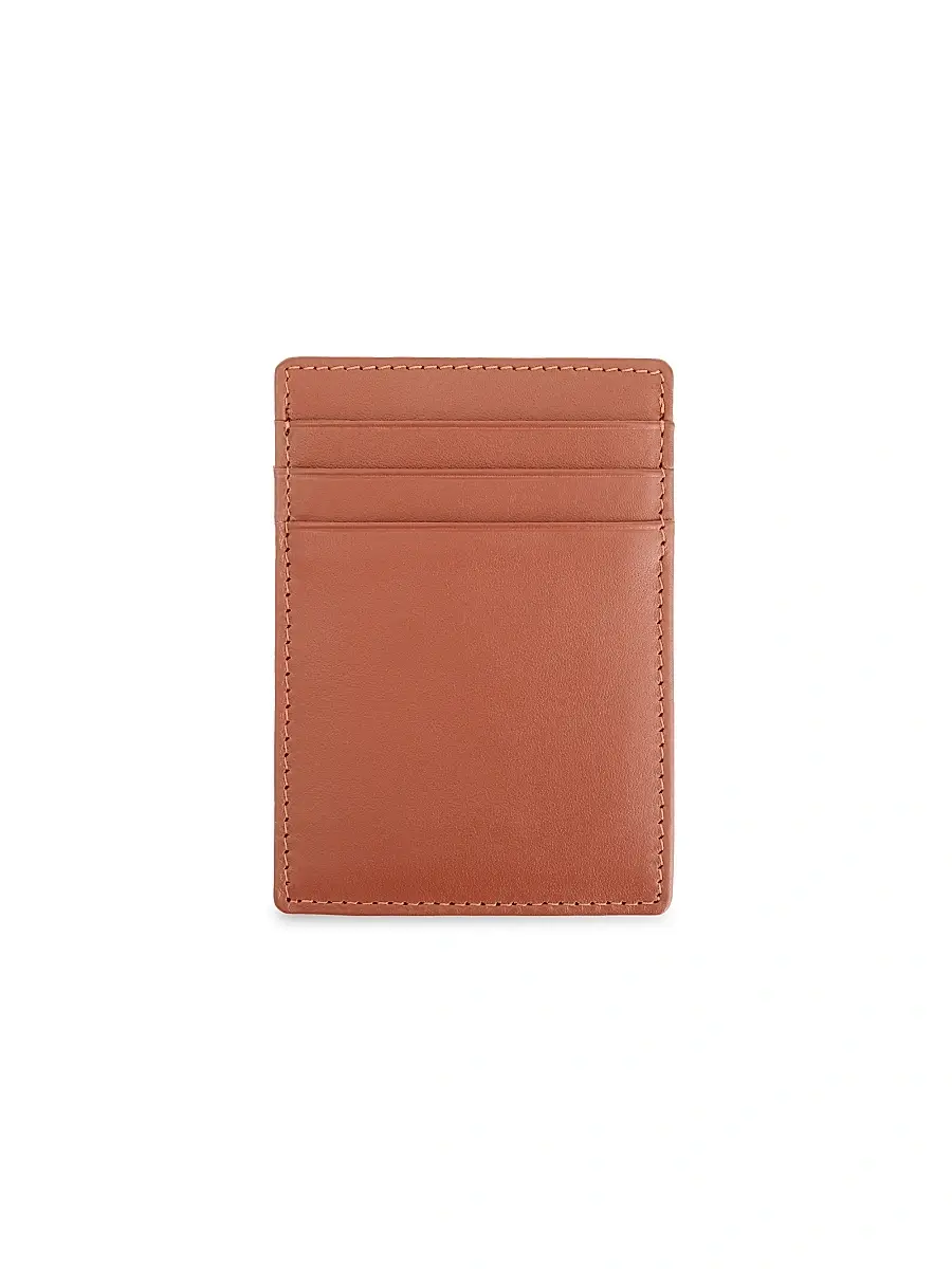 Royce New York Men's Leather Magnetic Money Clip Wallet | Thumbnail 3