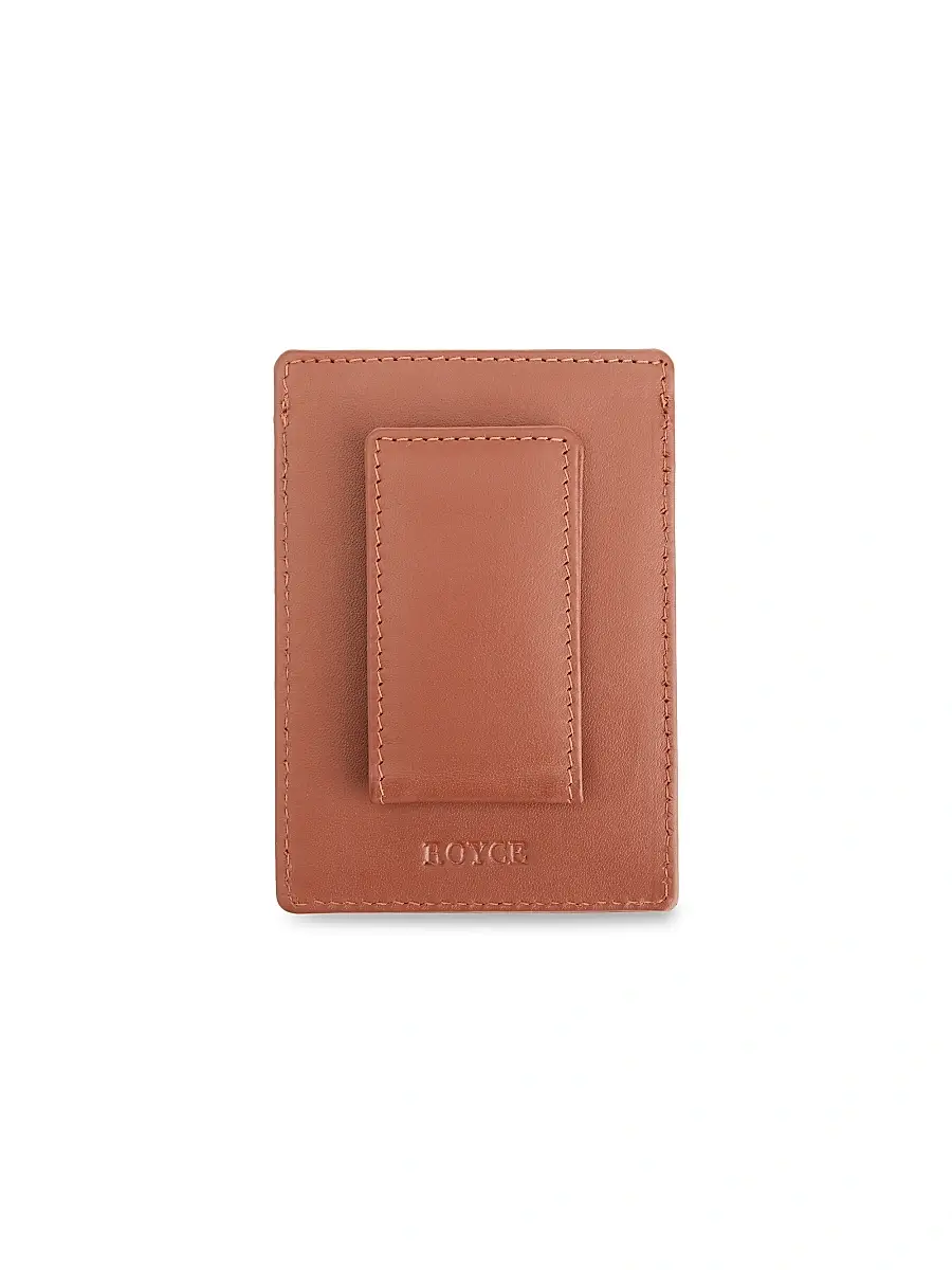 Royce New York Men's Leather Magnetic Money Clip Wallet | Thumbnail 4