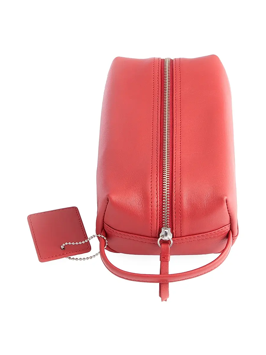 Royce New York Women's Compact Leather Toiletry Bag | Thumbnail 3 Royce New York Women's Compact Leather Toiletry Bag | Thumbnail 3