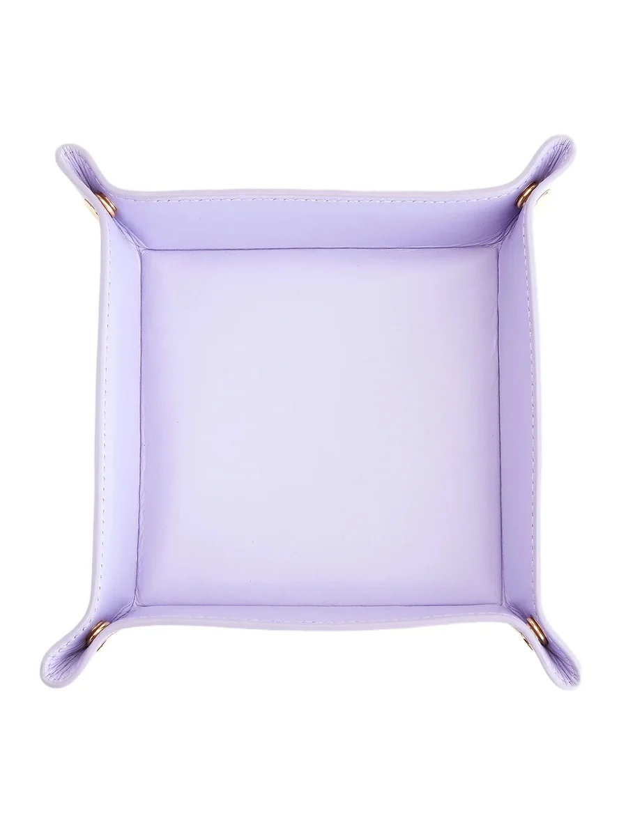 Royce New York Women's Leather Catchall Tray