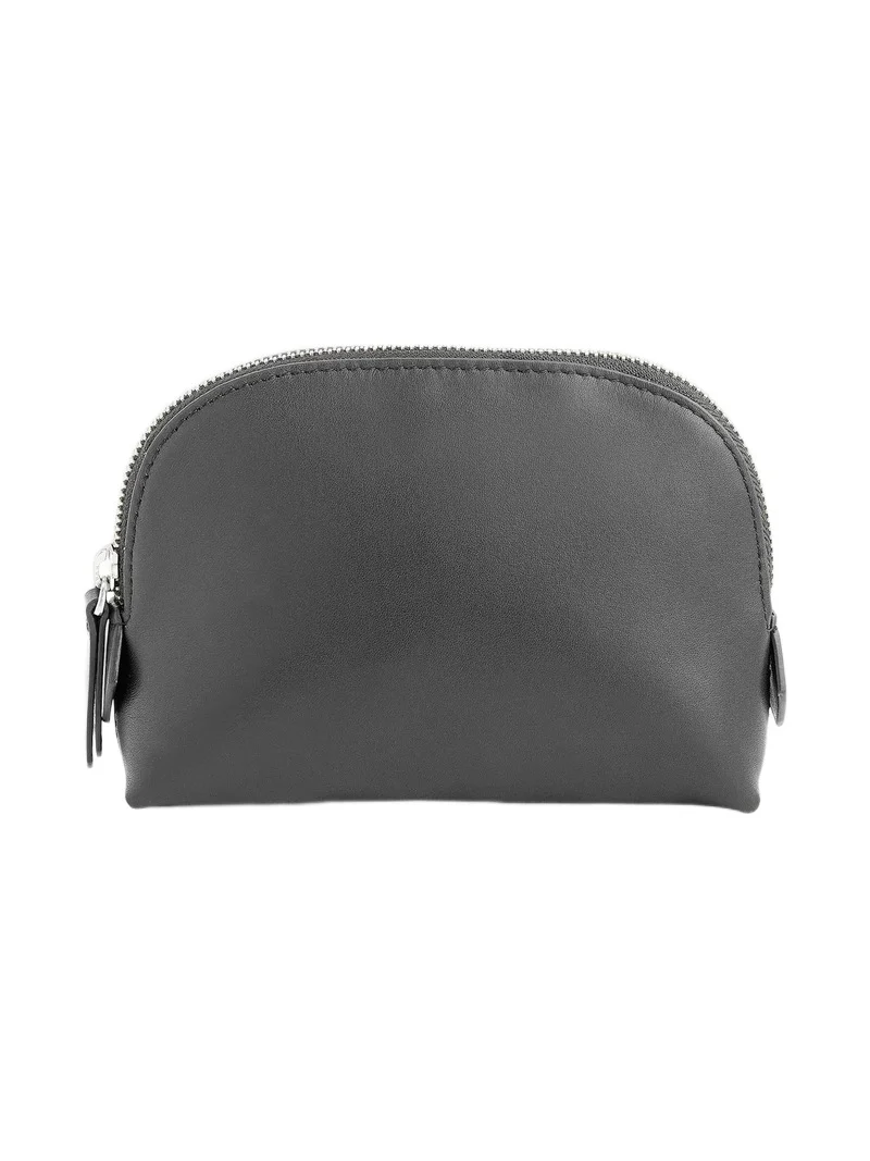 Women's Compact Leather Cosmetic Bag