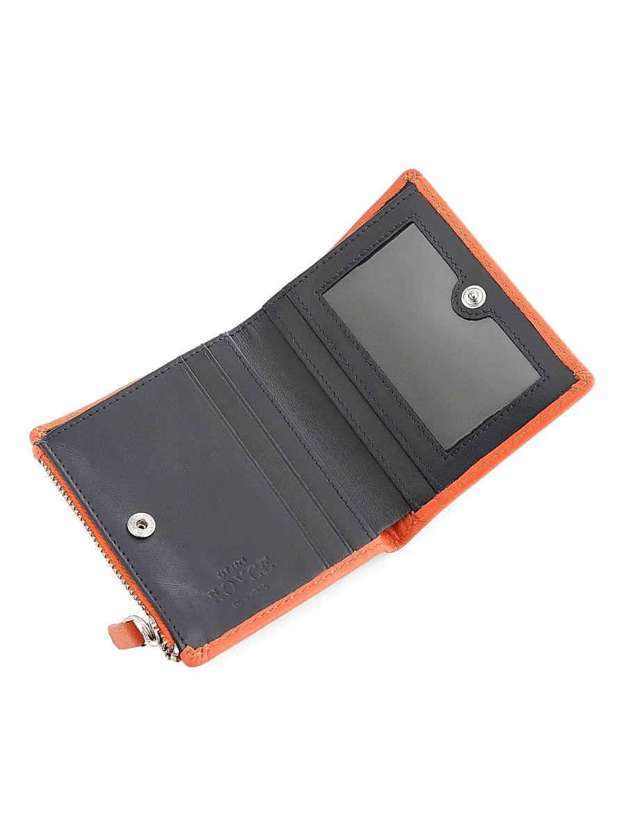Royce New York Women's Compact Leather Wallet | Thumbnail 3 Royce New York Women's Compact Leather Wallet | Thumbnail 3