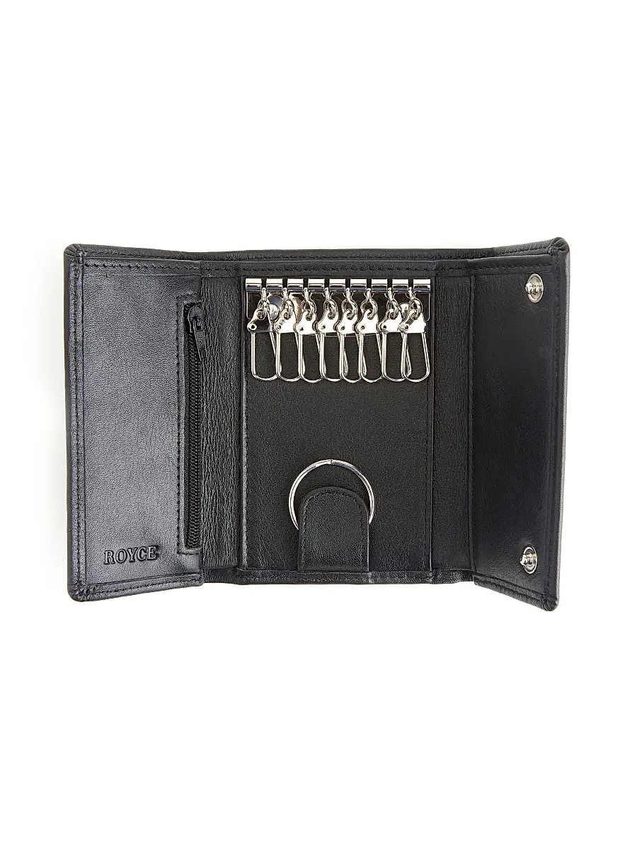 Royce New York Men's Key Carrying Case Wallet