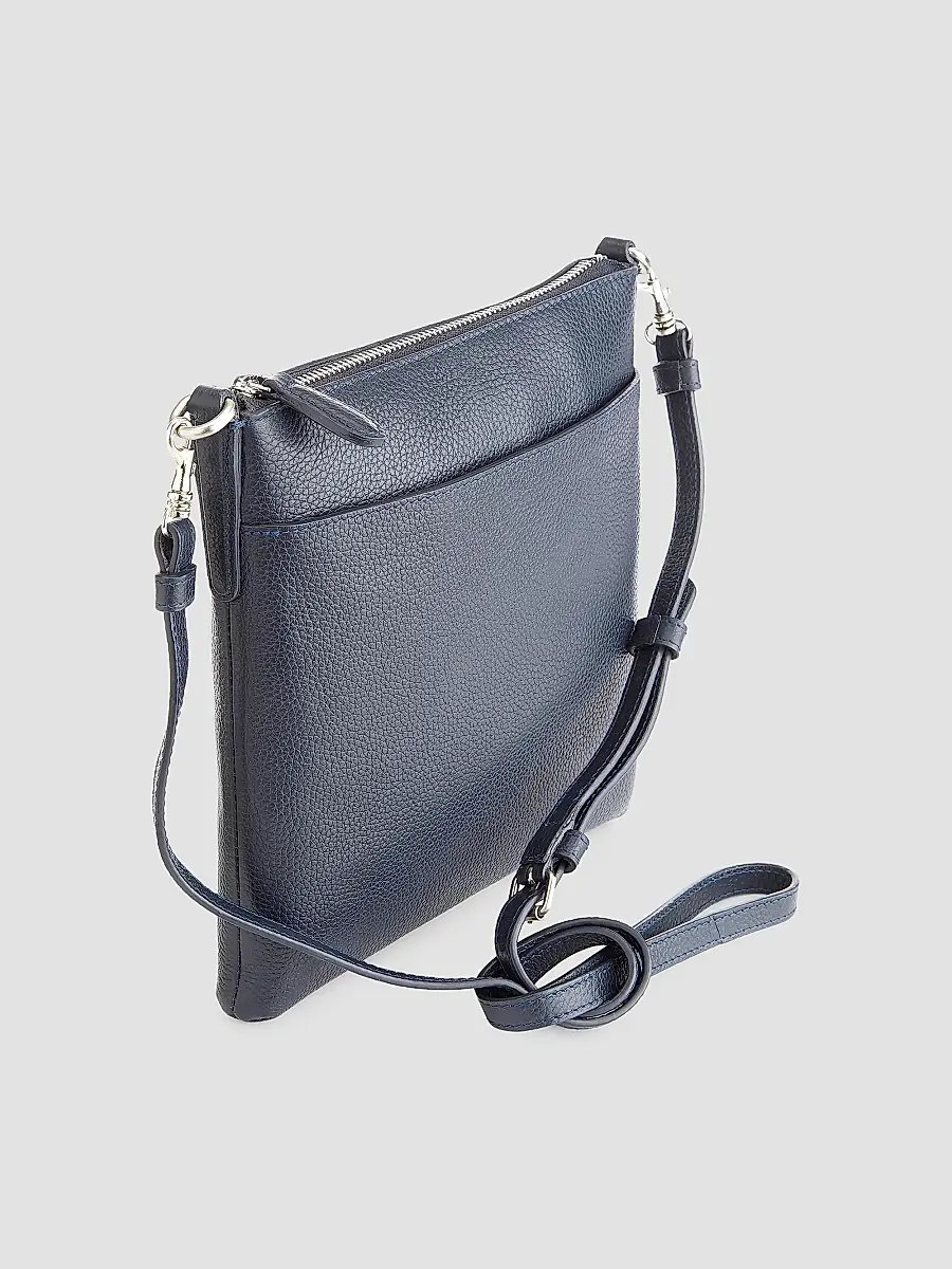 Royce New York Women's Pebble Grain Crossbody Bag | Thumbnail 3 Royce New York Women's Pebble Grain Crossbody Bag | Thumbnail 3