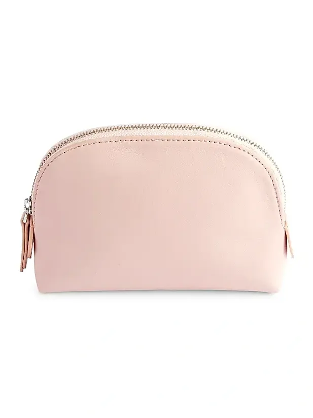 Women's Compact Leather Cosmetic Bag Women's Compact Leather Cosmetic Bag