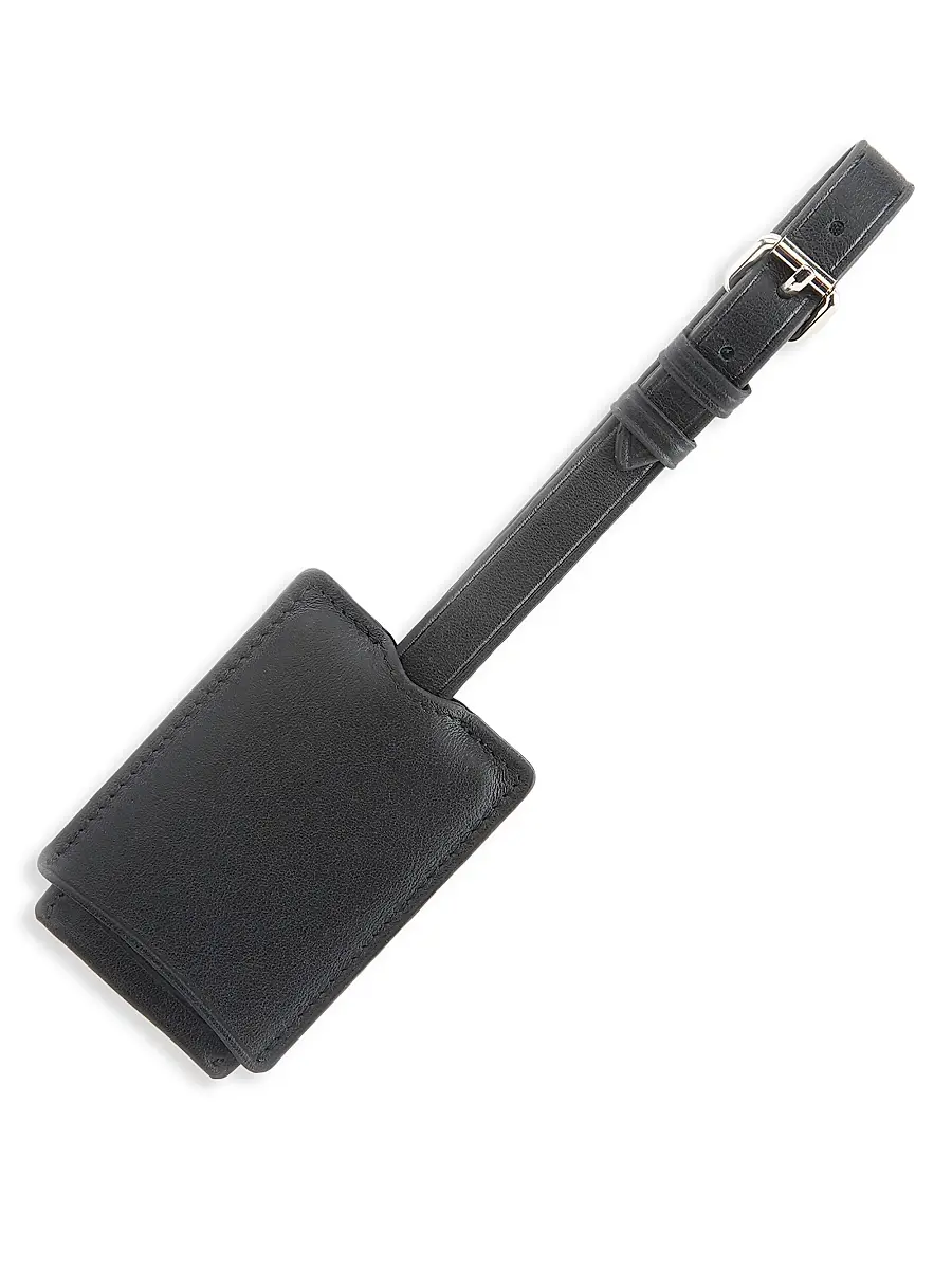 Royce New York Men's Leather Luggage Tag | Image 1 Royce New York Men's Leather Luggage Tag | Image 1