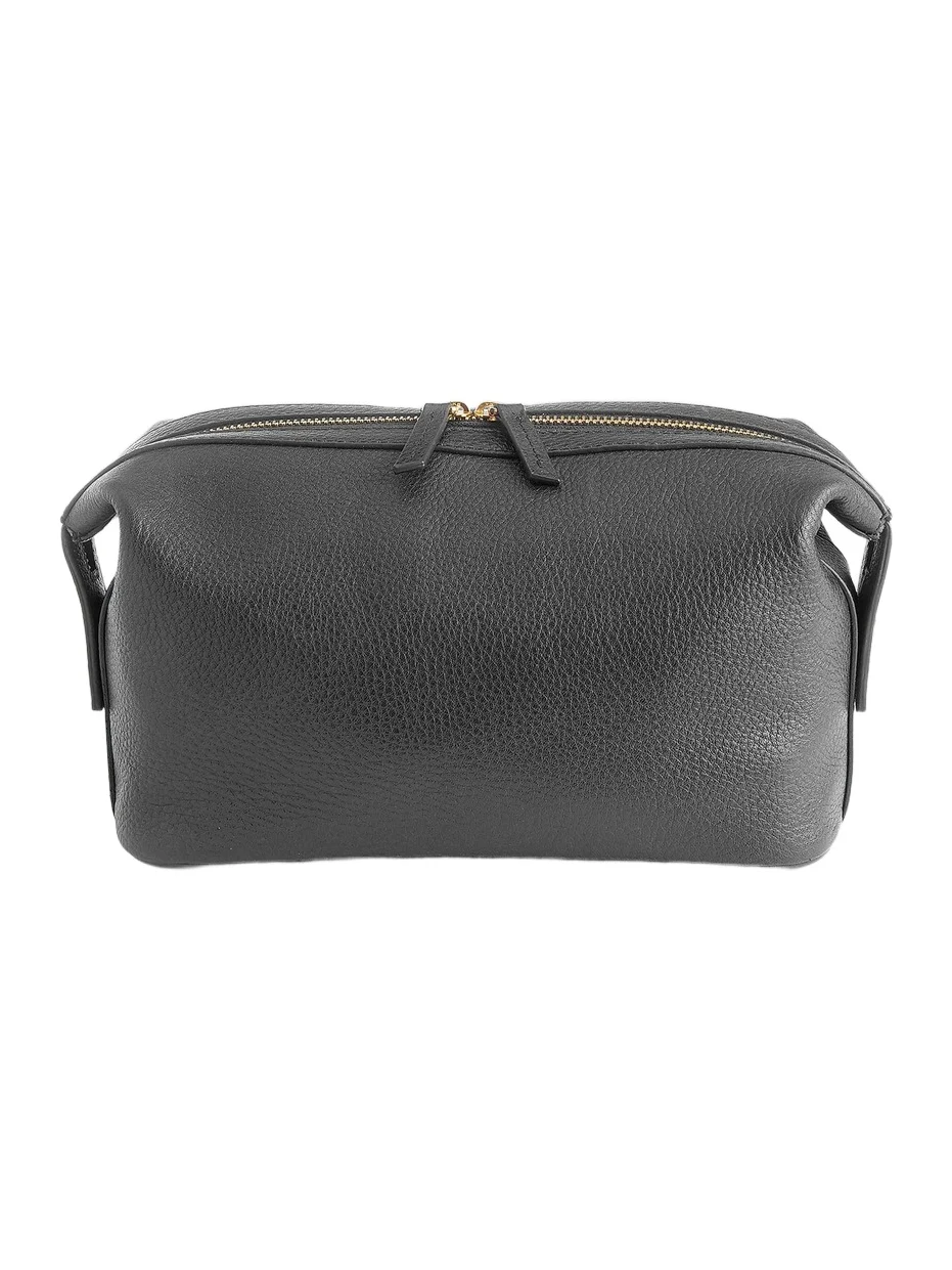 Royce New York Women's Leather Toiletry Bag