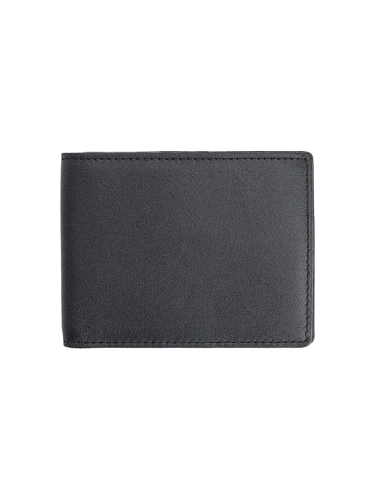 Royce New York Men's RFID-Blocking Slim Bi-Fold Leather Wallet - Black | Image 1 Royce New York Men's RFID-Blocking Slim Bi-Fold Leather Wallet - Black | Image 1
