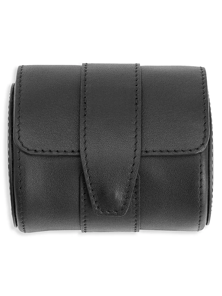Royce New York Women's Single Leather Travel Watch Roll | Image 1 Royce New York Women's Single Leather Travel Watch Roll | Image 1