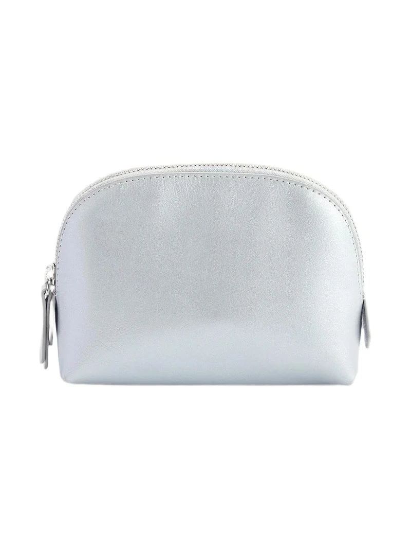 Women's Compact Leather Cosmetic Bag