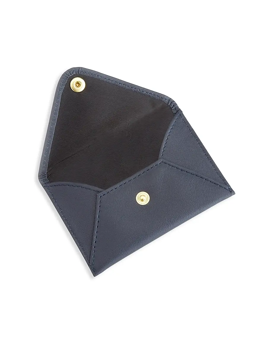 Royce New York Men's Leather Envelope Style Business Card Holder | Thumbnail 2 Royce New York Men's Leather Envelope Style Business Card Holder | Thumbnail 2