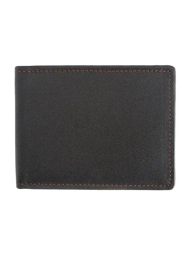 Royce New York Men's RFID-Blocking Slim Bi-Fold Leather Wallet
