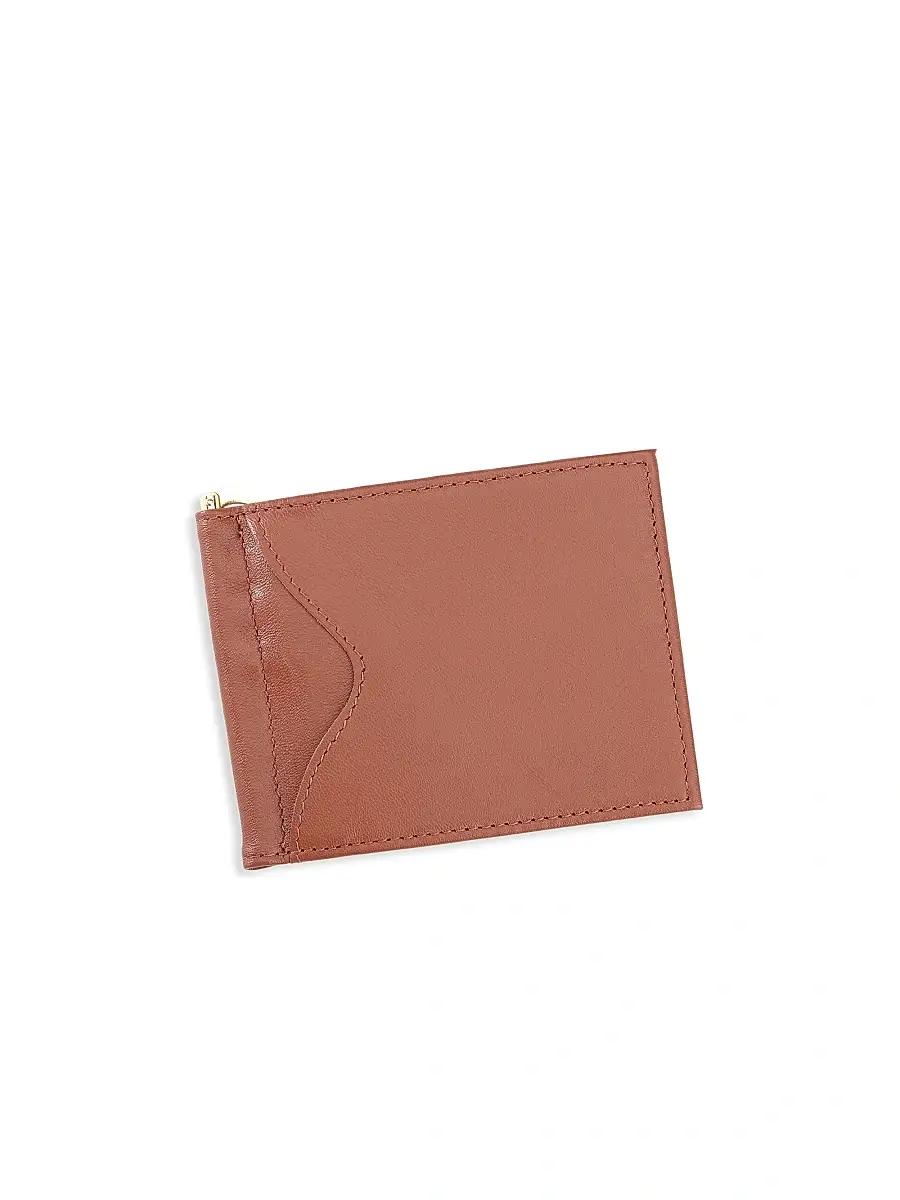 Royce New York Men's RFID-Blocking Leather Money Clip Wallet | Image 1 Royce New York Men's RFID-Blocking Leather Money Clip Wallet | Image 1
