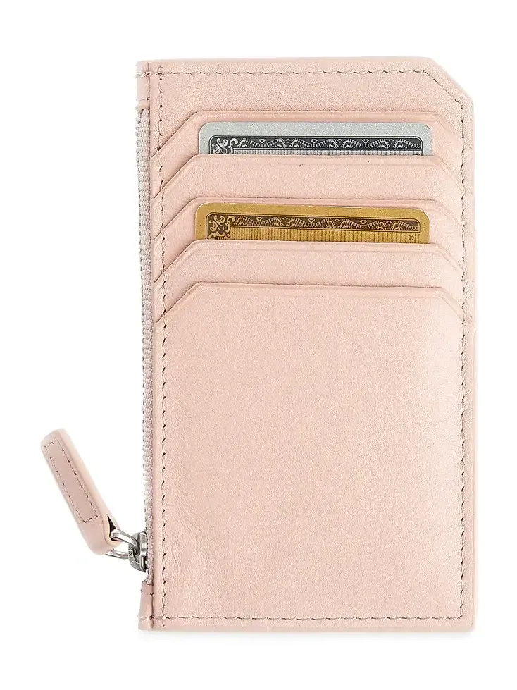 Women's Zip Leather Card Wallet Women's Zip Leather Card Wallet