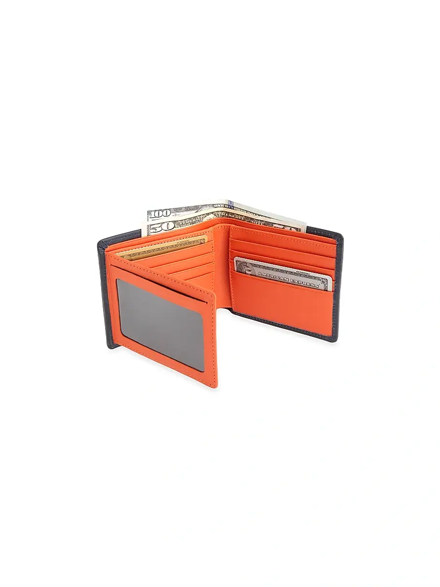 Royce New York Men's RFID Blocking Tri-Fold Wallet | Thumbnail 2