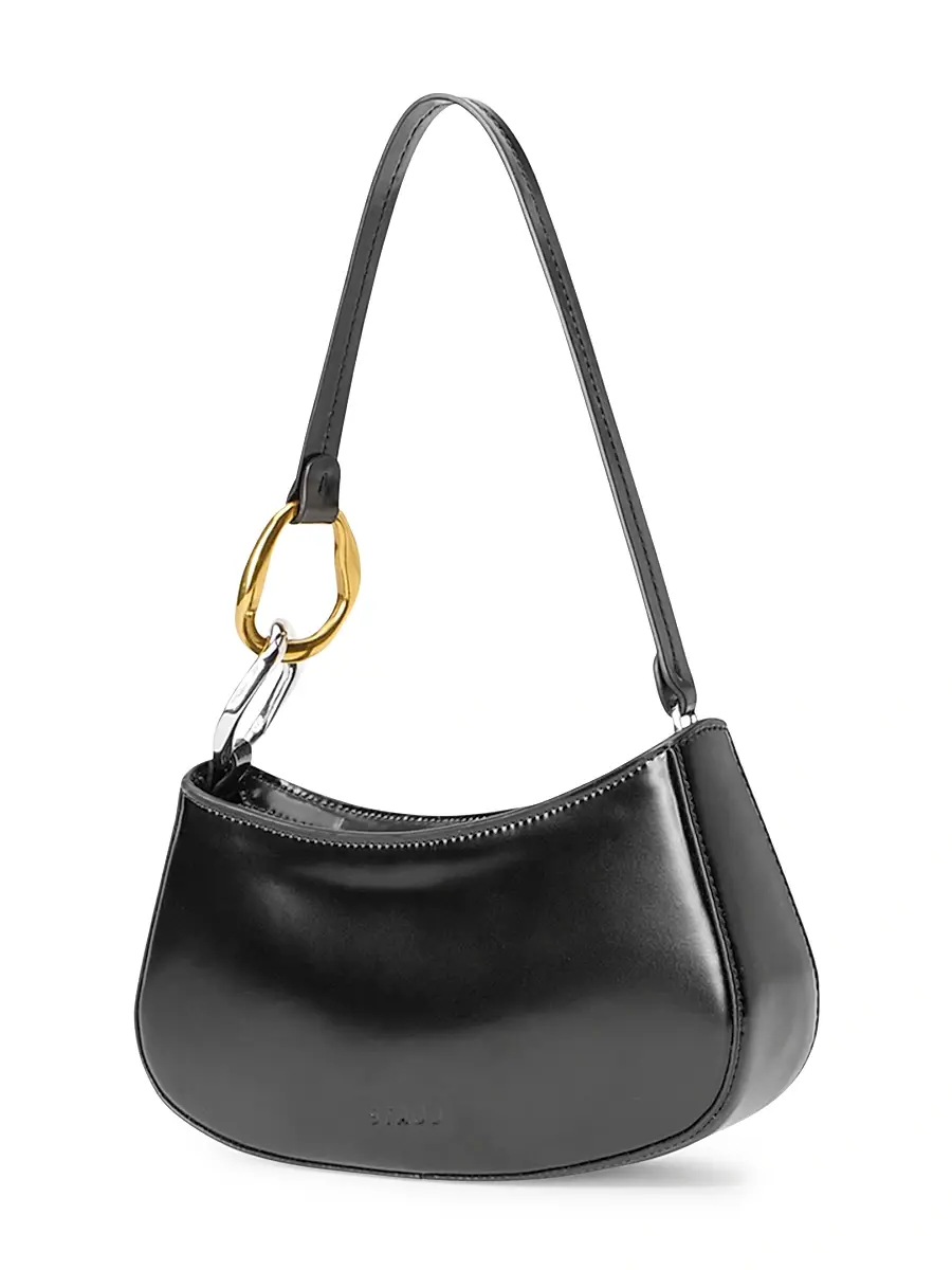 Staud Women's Ollie Leather Shoulder Bag | Thumbnail 4 Staud Women's Ollie Leather Shoulder Bag | Thumbnail 4