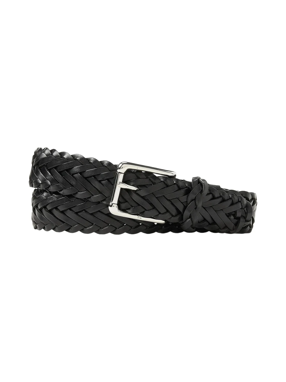 Ralph Lauren Purple Label Men's Braided Vachetta Leather Belt