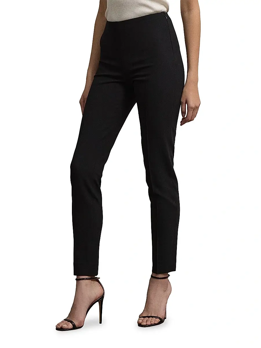 Ralph Lauren Collection Women's Annie Stretch Wool Pants | Thumbnail 2 Ralph Lauren Collection Women's Annie Stretch Wool Pants | Thumbnail 2